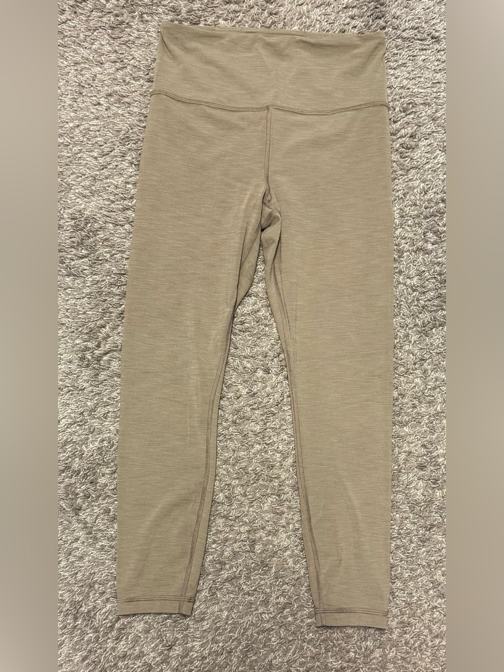Women’s Athleta Ultra High Rise Elation 7/8 Tight, Size S, tan